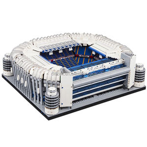 Estadio de Fútbol <span class=keywords><strong>Bernabeu</strong></span> a Escala 1:600, Modelo de Estadio para Armar, Bloques de Construcción de Juguetes con Luces - Product Image 2
