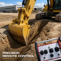 Excavatrice d'occasion fiable avec commande hydraulique proportionnelle industrielle, pour carrière