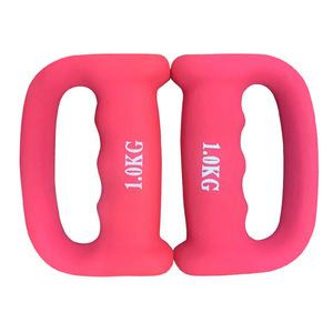 Hand geformtes D-förmiges Neopren-Hantel set für Kraft training, Schatten boxen, Yoga, Joggen und HIIT - Product Image 1