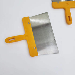 Couteau à plâtre jaune à manche large, disponible en plusieurs tailles, pour le papier peint et les outils de raclage de peinture - Product Image 3
