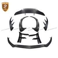 Kit carrosserie en fibre de carbone style Commas pour Mercedes Benz CLA W118 CLA35AMG : Lame avant, canards, diffuseur arrière, prises d'air