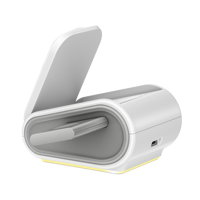 Soporte Plegable Magnético 3 en 1, Estación de Carga Inalámbrica de 15W, Soporte Multifuncional para Teléfono, Reloj Inteligente, Tabletas y Dispositivos Inteligentes