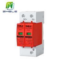 Dispositif de protection contre les surtensions solaires DC SPD T2 40kA 500V 600V 800V 1000V DC 2P 3P
