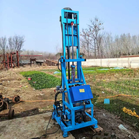 Livraison Gratuite Nouvelle Foreuse Hydraulique Diesel pour Puits d'Eau avec Composants Clés Profondeur 100m-200m Facile à Utiliser pour l'Exploitation Minière