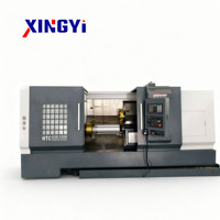 Torno CNC de Cama Inclinada TCK63 para la Industria Aeroespacial, Mecanizado de Piezas Metálicas, Centro de Torneado CNC de Alta Precisión