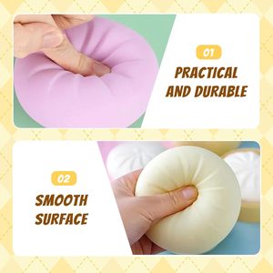 Kit de Mochis Anti-Stress Extensibles et Colorés en Forme de Dumplings et Petits Pains Vapeur pour Enfants de 5 à 7 Ans, Taille Moyenne - Product Image 5