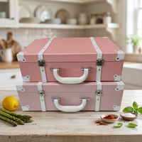 Valise en carton carrée de grande taille fabriquée en usine pour le rangement de vêtements et de livres, accepte le logo personnalisé, vente chaude