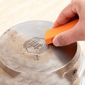 Borrador de cal fácil de usar, herramientas de limpieza para el hogar y la cocina, cepillo para óxido de inodoros y baños, removedor de óxido para vidrio de baño - Product Image 6