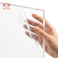 Plaques en acrylique coulé PMMA transparent (Plexiglas) 1220x1830mm, épaisseurs 1.8mm, 2mm, 3mm, 5mm, 8mm, avec service de découpe pour enseignes