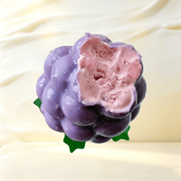 Poudre de crème glacée molle 3D, mélange commercial aux saveurs fruitées et chocolatées, prête à l'emploi, vente en gros, OEM, étiquette privée disponible