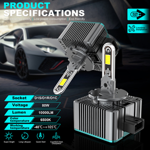 Faro delantero de alta calidad Play & Plug 6000K D1S D2S bombilla de faro LED 110W D1S D2S D3S D4S D5S D8S CANBUS faro LED de coche - Product Image 3