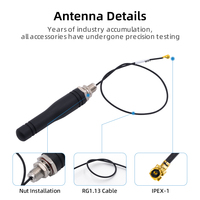 Antenne de cabinet 4G LTE extérieure 700-2700 MHz, connecteur fileté, gain élevé 10 dBi, étanche, omnidirectionnelle MIMO pour station de base, personnalisable OEM