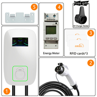 DIBOEV GB/T 22KW équilibrage de charge dynamique Wallbox nouvelle condition EV chargeur maison voiture électrique Station de charge CCS vente en gros