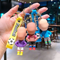 Cadeaux promotionnels en vente flash, porte-clés personnalisés en caoutchouc PVC 3D, personnages de dessins animés, porte-clés personnalisés