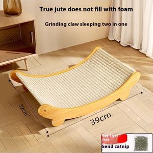 Tiragraffi per Gatti a Forma di Divano Resistente ai Graffi, Tavoletta Tiragraffi Durevole e Cuccia per Gatti 2 in 1, Prodotto per Animali Domestici - Product Image 6