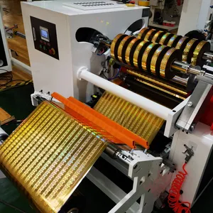 hot gold foil Surface Winding Rewinding Slitting Machine