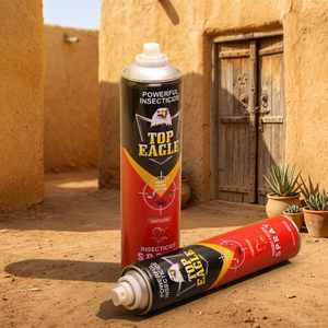 Aerosol insecticida disponible en varias capacidades, con fragancia a limón o sin perfume opcional. - Product Image 1