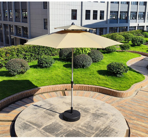 Paraguas de <span class=keywords><strong>patio</strong></span> en voladizo de hierro para exteriores con compensación de poste central para patios, cafés, jardines, hoteles, base no incluida - Product Image 3