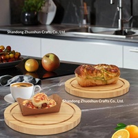 Plateau à gâteau en bois avec couvercle en acrylique, présentoir à desserts, support de rangement domestique, plateau à collations, assiette en bois massif, design moderne et minimaliste