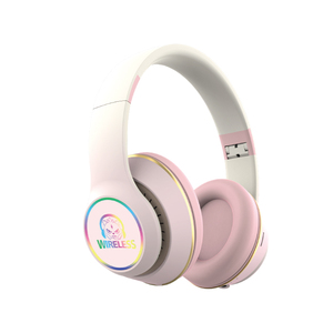 سماعات بلوتوث 5.3 عادية ملونة RGB رائجة البيع مع وظائف بطاقة TF وراديو FM ومدخل AUX، سماعات رأس للهدايا والألعاب والموسيقى - Product Image 4