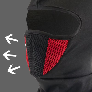 Pasamontañas de Motocicleta, Protección UV de Verano, <span class=keywords><strong>Gafas</strong></span>, Transpirable, con Orificios, para Hombre y Mujer, Máscara de Motociclista de Secado Rápido - Product Image 5