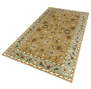 Alfombra de Lana de Diseño Floral Persa de Pelo Largo de Lujo, Alfombra de Felpa Suave Ecológica Hecha a Mano para Decoración de Dormitorio - Product Image 3