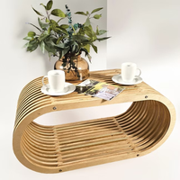Meubles paramétriques personnalisés OEM, table à manger créative, meubles paramétriques en bois massif, bureau en bois paramétrique