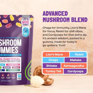 Permen Kunyah Jamur Lion's Mane OEM dengan Reishi Cordyceps Organik, Penguat Pertahanan Kekebalan Tubuh untuk Dewasa, Meningkatkan Fungsi Kognitif - Product Image 2