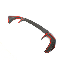 Aileron de toit simple en fibre de carbone pour BMW X3M F97 SUV 4 portes 2022-2023 avec surface époxy hautement polie