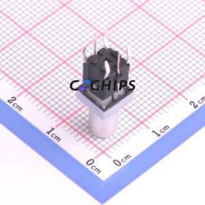 K6-6149D04 Tactile Switch Through hole Component (THT) Switch 1.6N Through Hole 18mm 50mA - Product Image 2