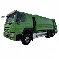 Camion compacteur de déchets industriels puissant HOWO avec système de compression à haut rendement pour la collecte des déchets des grandes usines