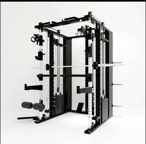 Máquina multifuncional 5 en 1 de alta gama para gimnasio en casa, estante de sentadillas multifuncional, entrenador multifuncional - Product Image 4