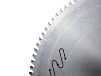 Lame de scie circulaire PCD soudée haute fréquence pour scie à table coulissante, coupe lisse de l'aluminium, logo personnalisé accepté