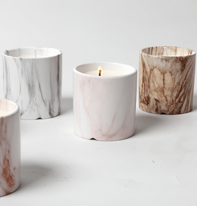 Bougies parfumées sans fumée à la cire végétale naturelle de marque privée Bougie d'aromathérapie personnalisée aromatique pour la décoration intérieure - Product Image 5