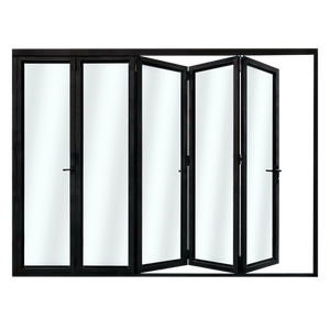 Panneaux de personnalisation directe du fabricant, écran pliant, porte en verre accordéon à double pliage pour système extérieur - Product Image 3