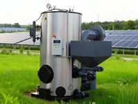 Generator Uap Biomassa/Arang Sirkulasi Alami Vertikal Industri Presisi Tinggi Hemat Energi Zhongxin Boiler