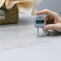 Feuille acrylique transparente fine 2 mm 3 mm, panneau PMMA flexible pour emballage et vitrine