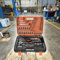 Ensemble complet d'outils de réparation automobile, douilles, clé à cliquet, douilles multifonctionnelles, boîte à outils combinée, bricolage industriel