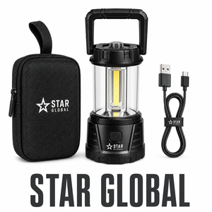 Nouvelle lampe de camping LED multifonction rechargeable, lampe torche d'extérieur avec fonction SOS, lumière latérale, type C - Product Image 6
