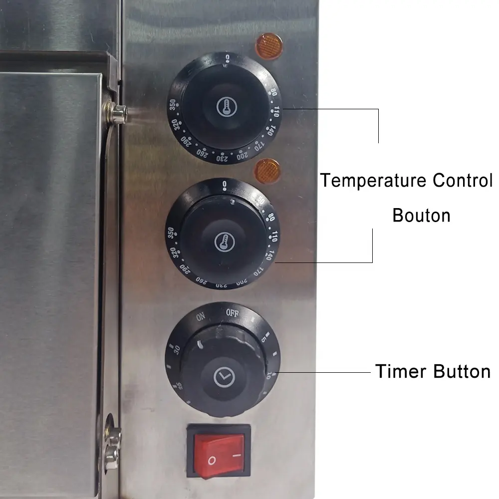 Heimküchenartikel Pizzaofen gewerbliche Küche Kochen komplettes Equipment Konvektion Bäckerei Toaster Backofen