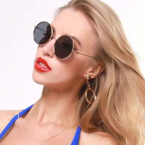 Gafas de Sol Redondas de Metal con Espejo, Estilo Retro Clásico Vintage para Hombre y Mujer, Gran Venta 2021 - Product Image 4