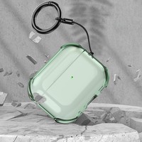 Étui pour écouteurs portable transparent coloré en TPU souple anti-jaunissement pour AirPods 1/2/3/4/pro 2 5