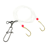 Fabricant Vente Directe 3 Voies Pivotant Avec Double Baitholder Crochet Porgy Sea Bass Rig