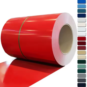 Bobina de Acero Galvanizado Prepintado (PPGI/PPGL) con Recubrimiento de Color, de 0.3mm, 0.4mm, 0.5mm de Espesor y 1000mm de Ancho, Suministro del Fabricante - Product Image 1