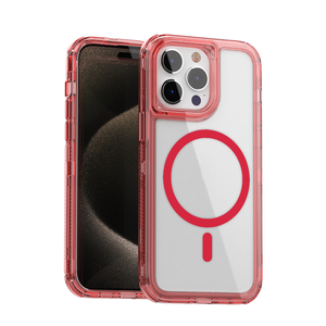 Funda de cuero TPU acrílico Mutural carga inalámbrica para iPhone 15 14 13 11 12 Plus Pro Max con tarjetero iPhone15 funda - Product Image 3