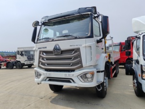 Howo 6x4 PS 12T Kran LKW LKW montiert Gerader Ausleger Kran Fracht LKW Kran nach Südamerika - Product Image 2