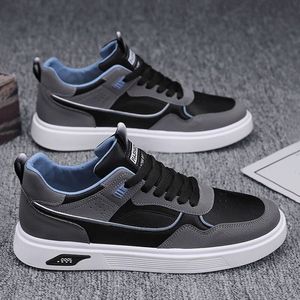 Hot Sale <strong>Men's</strong> Versatile White Lace-up <strong>Sneakers</strong> New Model 2025 Summer Youth Fashion Casual Sports Breathable Height Increasing - Product Image 2