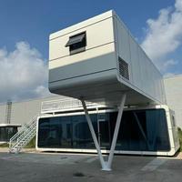 Maisonnette préfabriquée complète, moderne, respirante et mobile de la marque JUJIU, modèle Apple Cabin, 20 pieds, 40 pieds, bureau, conteneur extérieur, maison, hôtel