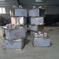 Chariot à viande en acier inoxydable SUS304 de haute qualité, neuf, 200 L, certifié CE ISO9001, pour les applications de boulangerie et de moulin à farine