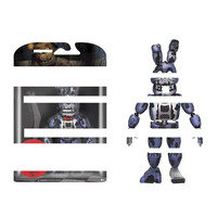 Figurines d'action en peluche Five Nights at Freddy's pour Halloween, modèle de jouet FNAF, figurine effrayante en tissu et mousse remplie de caoutchouc